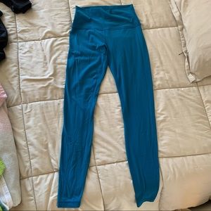 Lululemon Teal Workout Pants